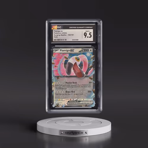 2024 Surging Sparks - SSP EN #160/191 Flamigo ex - Holo (CGC 9.5 MINT+)