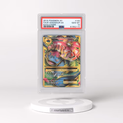 2016 Pokémon XY Evolutions #100 M Venusaur EX - Holo Full Art (PSA 10 GEM MINT)