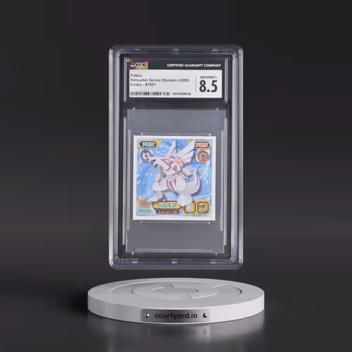 2009 Retsuden Series Stickers (2009) - Japanese #1021 Palkia (CGC 8.5 NM-MT+)