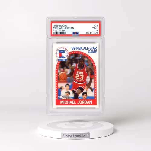 1989 Hoops #21 Michael Jordan - All-Star (PSA 9 MINT)