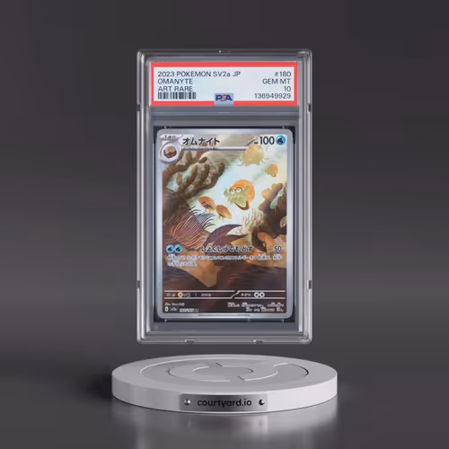 2023 Pokémon Sv2a-Pokémon 151 #180 Omanyte - Art Rare (PSA 10 GEM MINT)