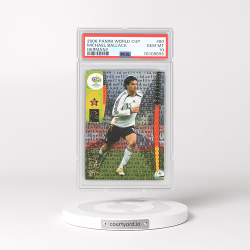 2006 Panini World Cup Germany #80 Michael Ballack (PSA 10 GEM MINT)