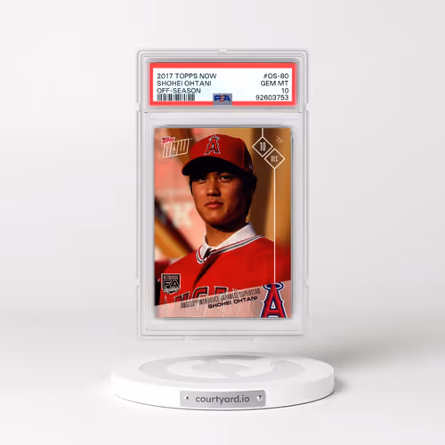 2017 Topps Now Off-Season #OS-80 Shohei Ohtani (PSA 10 GEM MINT)