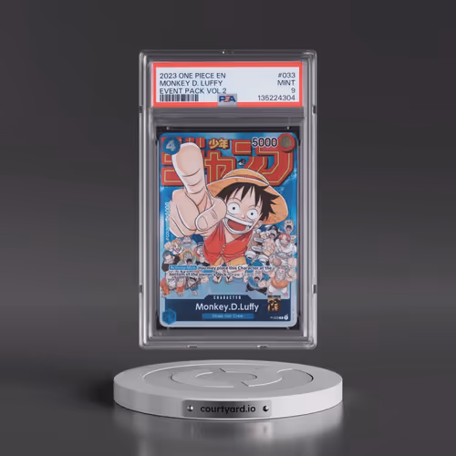 2023 One Piece Promos #033 Monkey D. Luffy - Event Pack Vol.2 (PSA 9 MINT)