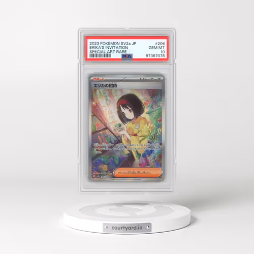 2023 Pokémon Sv2a-Pokemon 151 #206 Erika's Invitation - Special Art Rare (PSA 10 GEM MINT)
