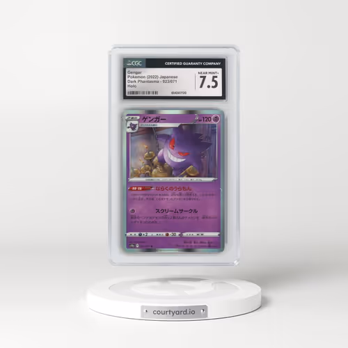 2021 Dark Phantasma #023/071 Gengar - Holo (CGC 7.5 NM+)
