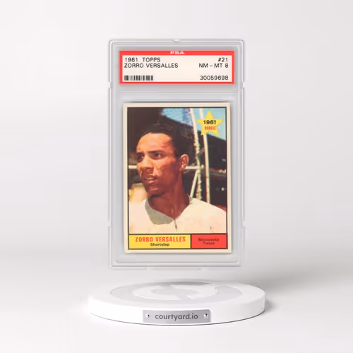 1961 Topps #21 Zorro Versalles (PSA 8 NM-MT)