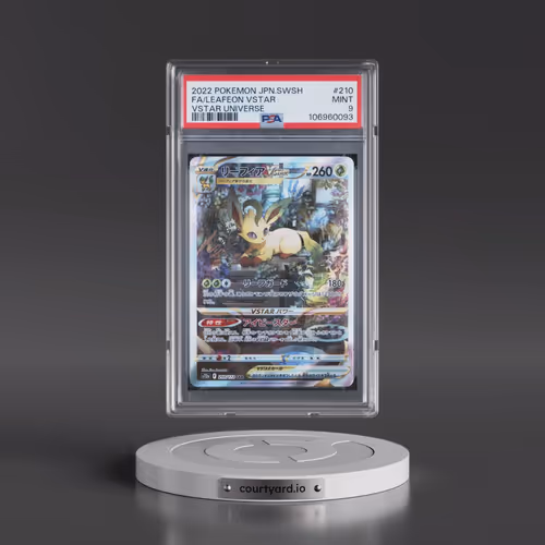 2022 Pokémon Sword & Shield Vstar Universe #210 Leafeon Vstar - Full Art (PSA 9 MINT)