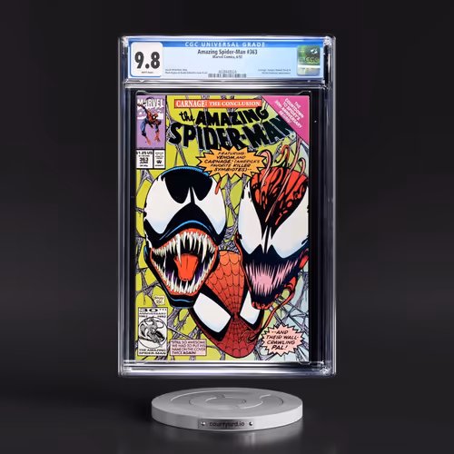 Amazing Spider-Man #363 CGC 9.8 White Pages (Marvel Comics, 6/92)