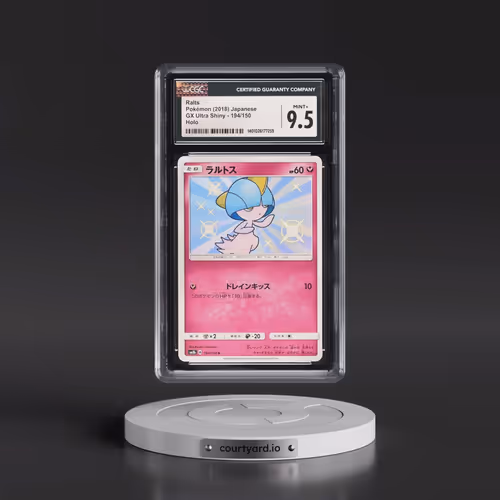 2018 GX Ultra Shiny #194/150 Ralts - Shiny Rare Holo (CGC 9.5 MINT+)