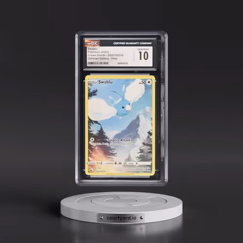 2022 Crown Zenith #GG27/GG70 Swablu - Galarian Gallery Holo (CGC 10 GEM MINT)