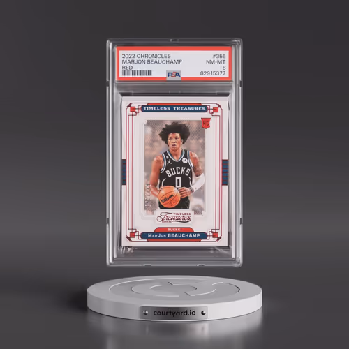2022 Panini Chronicles #356 Marjon Beauchamp - Red (PSA 8 NM-MT)