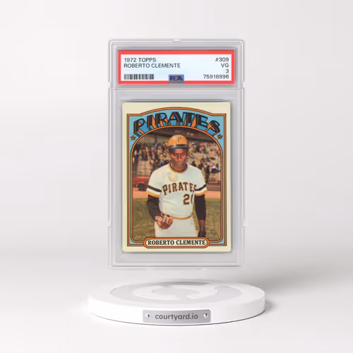 1972 Topps #309 Roberto Clemente (PSA 3 VG)