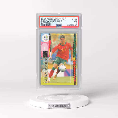 2006 Panini World Cup Germany #169 Cristiano Ronaldo (PSA 7 NM)