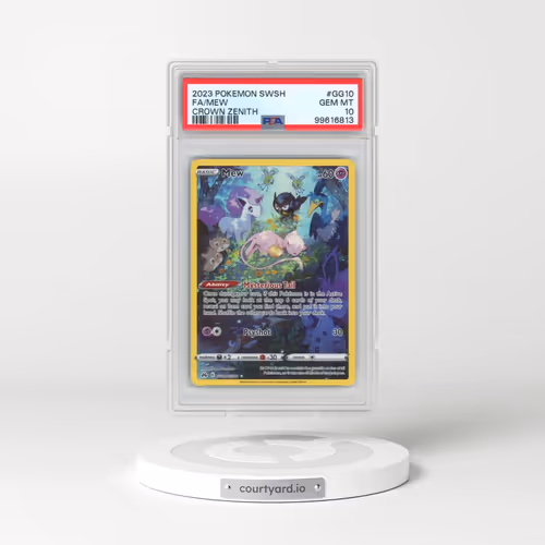 2023 Pokémon Sword and Shield Crown Zenith #GG10 Mew - Full Art (PSA 10 GEM MINT)
