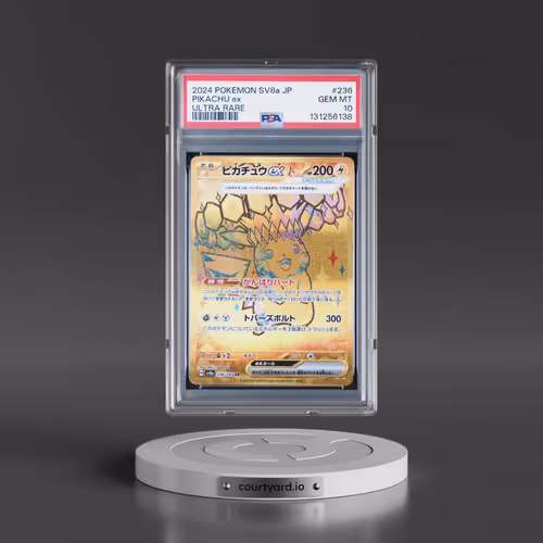 2024 Pokémon Sv8a-Terastal Fest EX #236 Pikachu EX - Holo Ultra Rare (PSA 10 GEM MINT)
