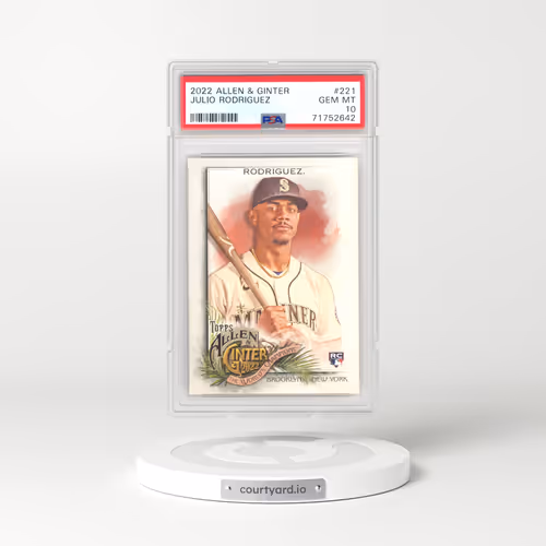 2022 Topps Allen & Ginter #221 Julio Rodriguez (PSA 10 GEM MINT)