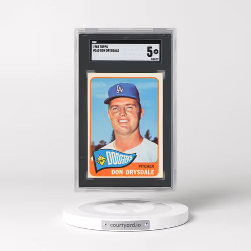 1965 Topps #260 Don Drysdale (SGC 5 EX)