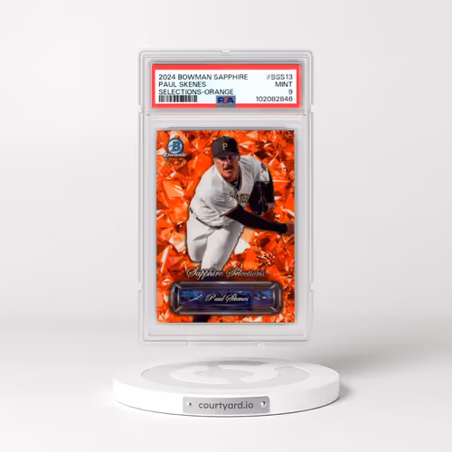 2024 Bowman Sapphire Edition Sapphire Selections #BSS13 Paul Skenes - Orange (PSA 9 MINT)