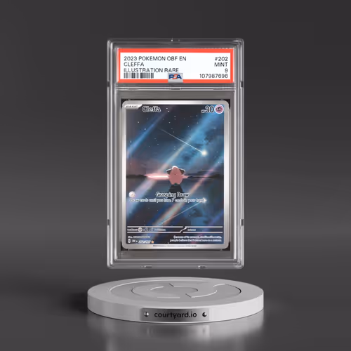 2023 Pokémon Obf EN-Obsidian Flames #202 Cleffa - Illustration Rare (PSA 9 MINT)