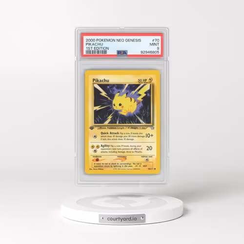 2000 Neo Genesis #70 Pikachu - 1st Edition (PSA 9 MINT)