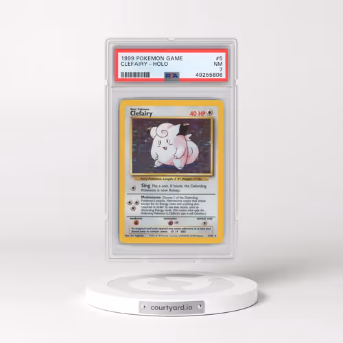 1999 Pokémon Game #5 Clefairy - Holo (PSA 7 NM)