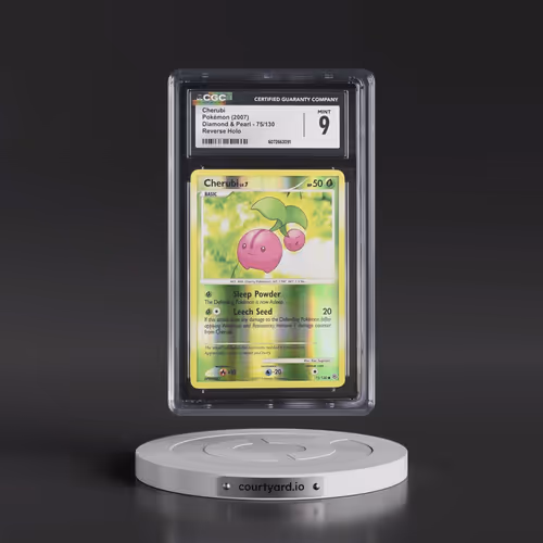 2007 Diamond & Pearl #75/130 Cherubi - Reverse Holo (CGC 9 MINT)