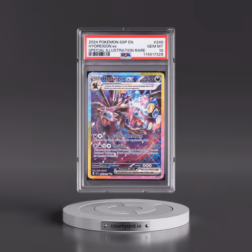 2024 Pokémon Ssp EN-Surging Sparks #240 Hydreigon EX - Holo Special Illustration Rare (PSA 10 GEM MI