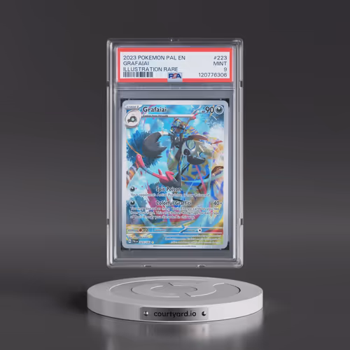 2023 Pokémon Pal EN-Paldea Evolved #223 Grafaiai - Illustration Rare (PSA 9 MINT)
