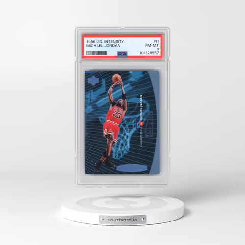 1998 Upper Deck Intensity #I1 Michael Jordan (PSA 8 NM-MT)