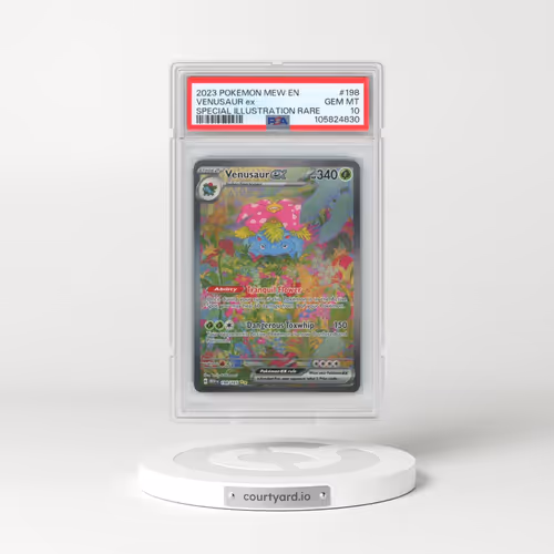 2023 Pokémon Mew EN-151 #198 Venusaur EX - Holo Special Illustration Rare (PSA 10 GEM MINT)