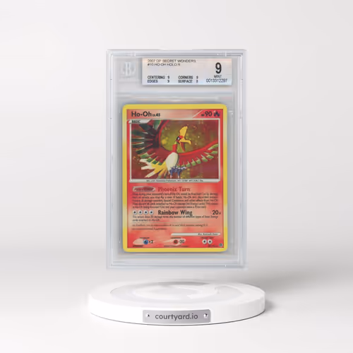 2007 Pokémon Diamond and Pearl Secret Wonders #10 Ho-Oh - Holo (BGS 9 MINT)