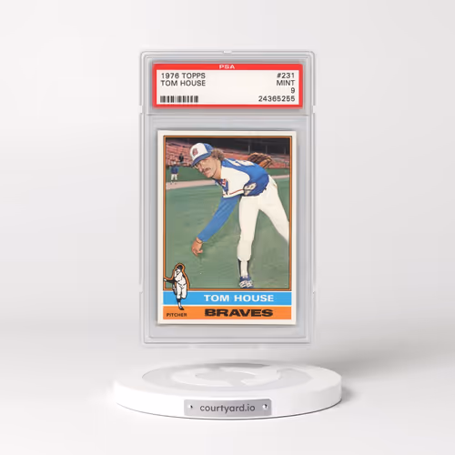 1976 Topps #231 Tom House (PSA 9 MINT)
