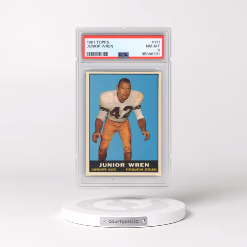 1961 Topps #111 Junior Wren (PSA 8 NM-MT)