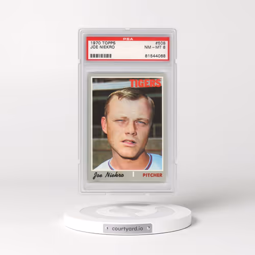1970 Topps #508 Joe Niekro (PSA 8 NM-MT)