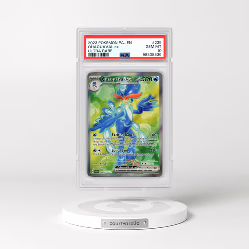 2023 Pokémon Pal EN-Paldea Evolved #235 Quaquaval EX - Holo Ultra Rare (PSA 10 GEM MINT)