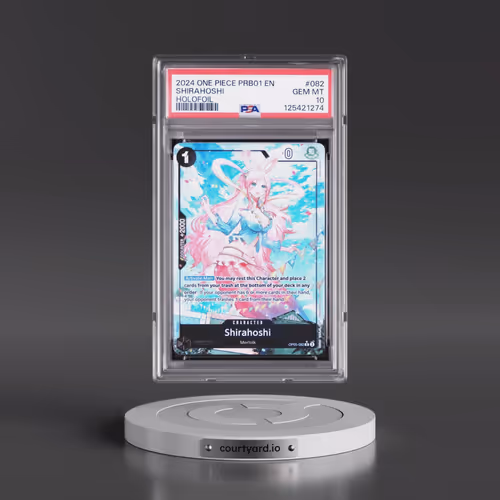 2024 One Piece PRB01-Premium Booster -One Piece Card the Best #082 Shirahoshi - Holofoil (PSA 10 GEM