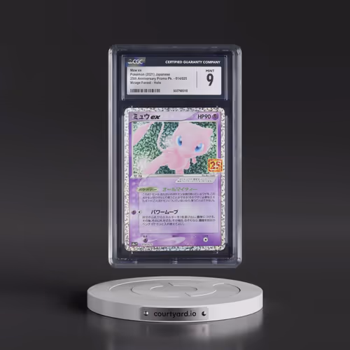 2021 25th Anniversary Promo Pack - S8a-P #014/025 Mew ex - Mirage Forest Holo (CGC 9 MINT)