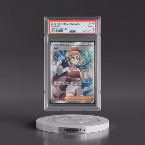 2022 Pokémon Sword & Shield Space Juggler #077 Irida - Full Art (PSA 9 MINT)