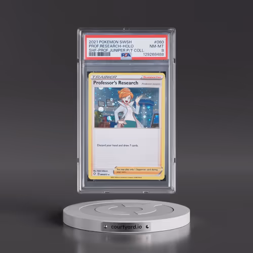 2021 Pokémon Sword & Shield Shining Fates #060 Professor's Research - Holo Professor Juniper Premium