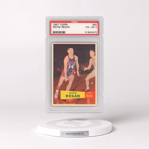 1957 Topps #50 Richie Regan (PSA 4 VG-EX)
