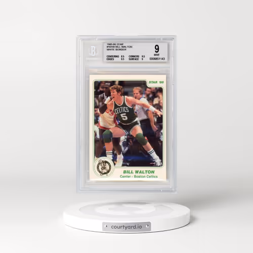 1985 Star #101W Bill Walton White (BGS 9 MINT)