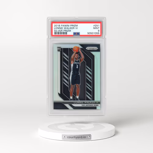 2018 Panini Prizm #251 Lonnie Walker IV - Silver Prizm (PSA 9 MINT)