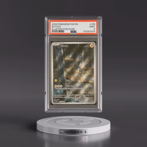 2023 Pokémon Par EN-Paradox Rift #195 Blitzle - Illustration Rare (PSA 9 MINT)