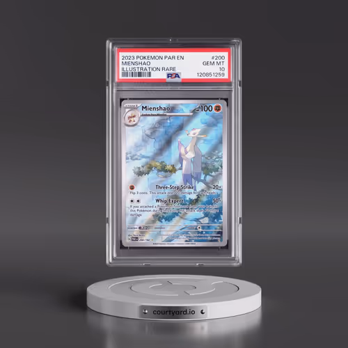 2023 Pokémon Par EN-Paradox Rift #200 Mienshao - Illustration Rare (PSA 10 GEM MINT)