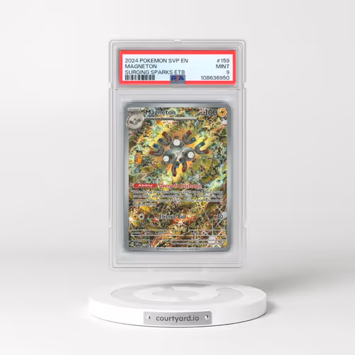 2024 Pokémon Svp EN-SV Black Star Promo #159 Magneton - Surging Sparks Elite Trainer Box (PSA 9 MINT