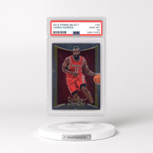 2012 Panini Select #40 James Harden (PSA 10 GEM MINT)