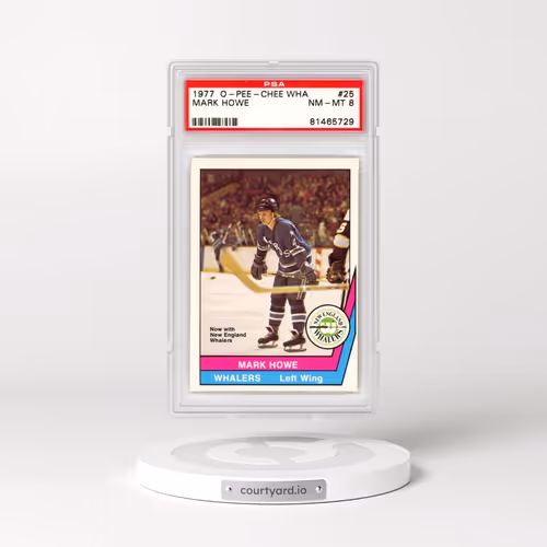 1977 O-Pee-Chee WHA #25 Mark Howe (PSA 8 NM-MT)