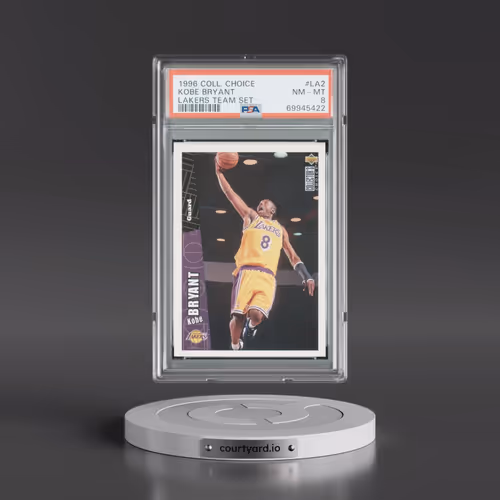 1996 Collector's Choice Lakers Team Set #LA2 Kobe Bryant (PSA 8 NM-MT)