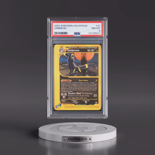 2003 Pokémon Aquapolis #41 Umbreon (PSA 8 NM-MT)